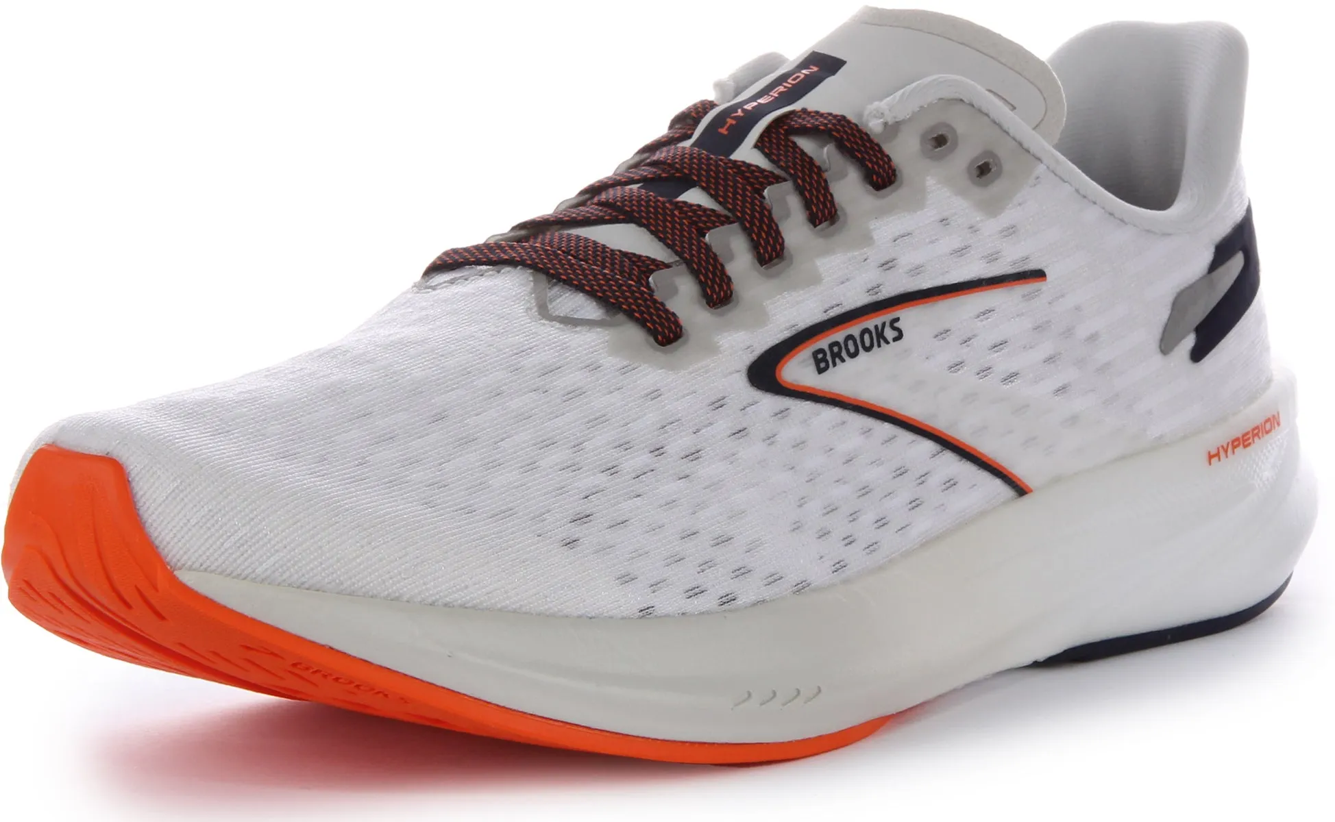 Brooks Hyperion In White Black For Men