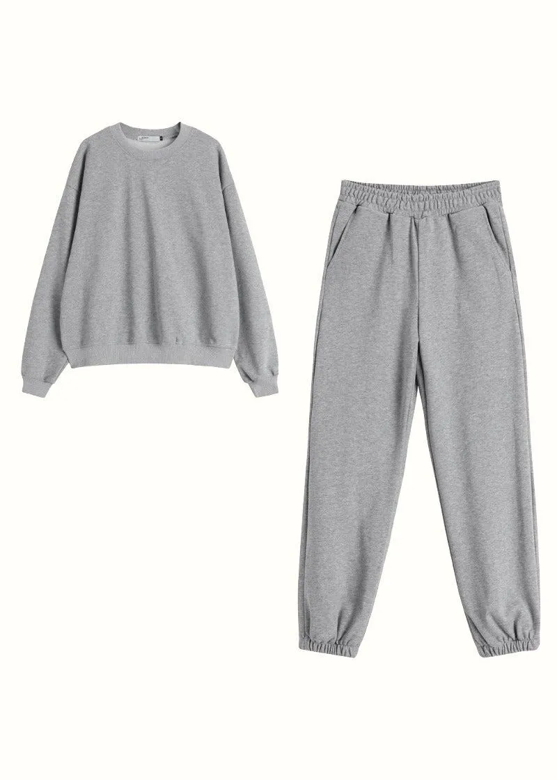 Casual And Elegant sweatshirt   sweatpants set