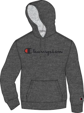 Champion Powerblend Screen Print Script Hoodie