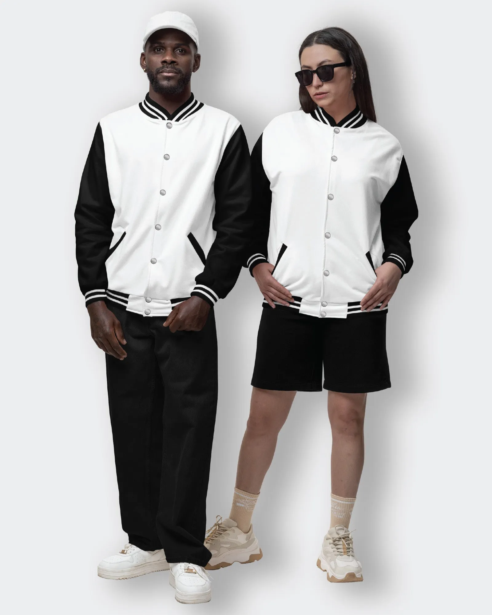 Champion Varsity Jacket: Panda Chic