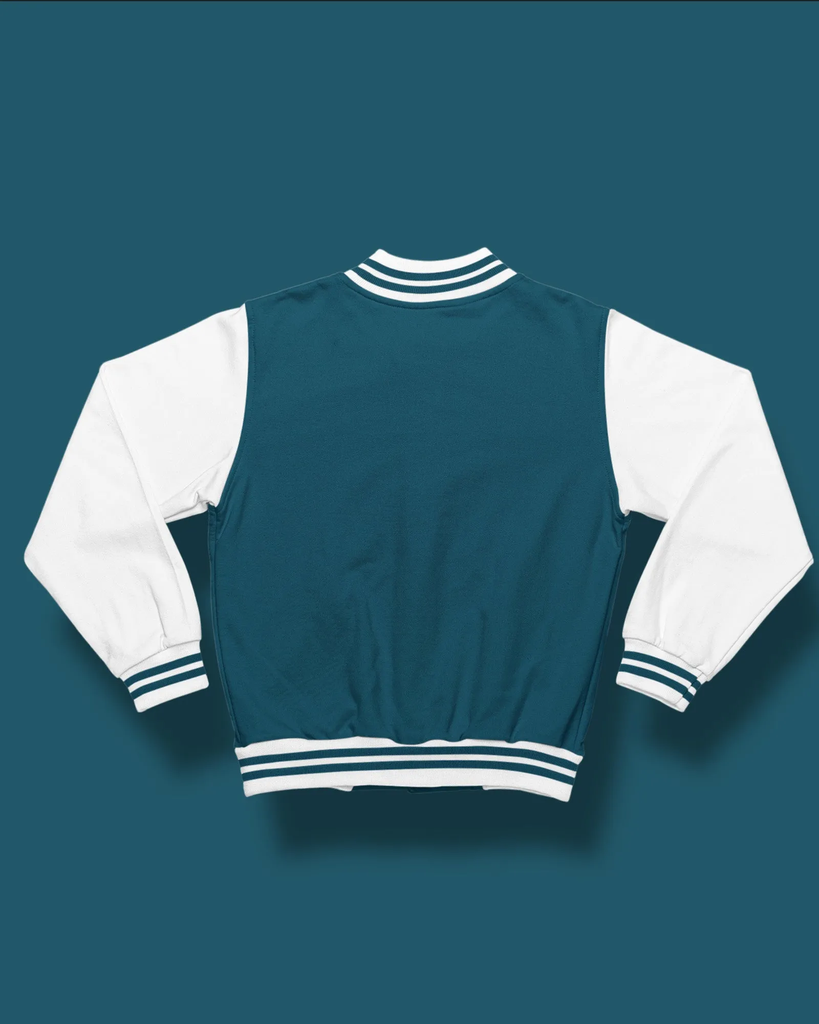 Champion Varsity Jacket: Teal Breeze