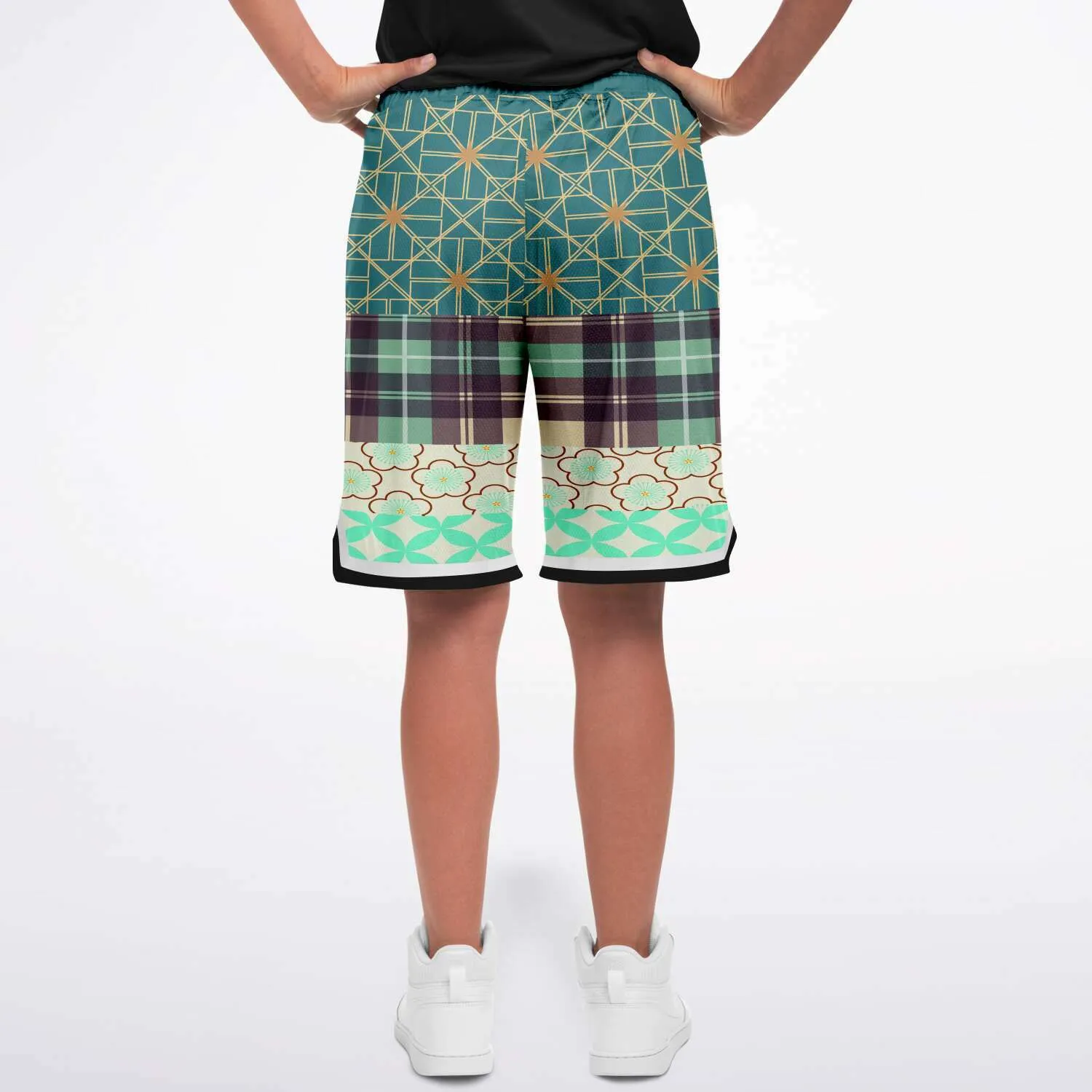 Circle Time Unisex Basketball Shorts