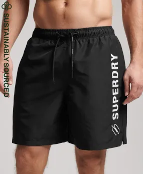 Code Applique 19 Inch Swim Short | Black