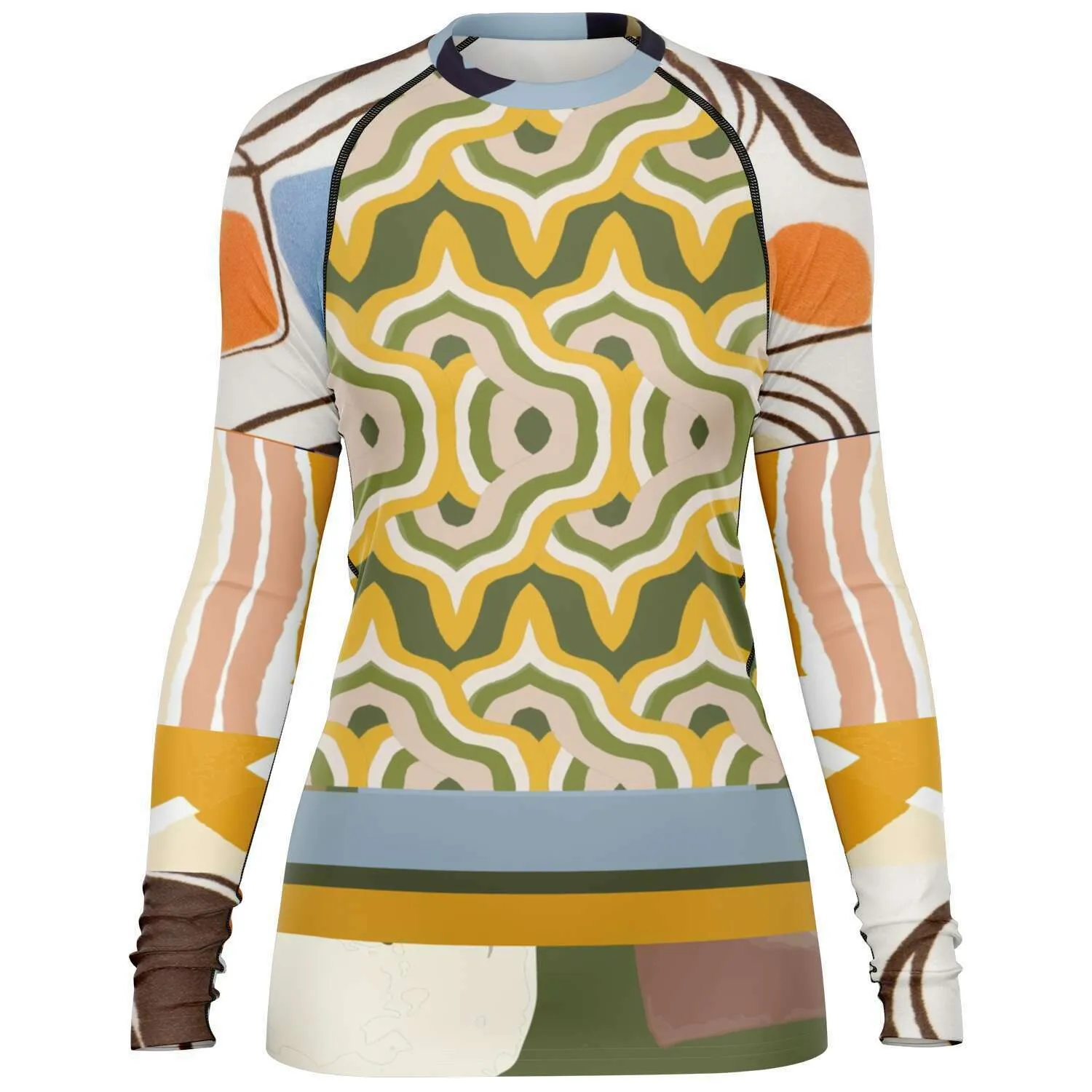 Concrete Jungle Fashion Rashguard Top