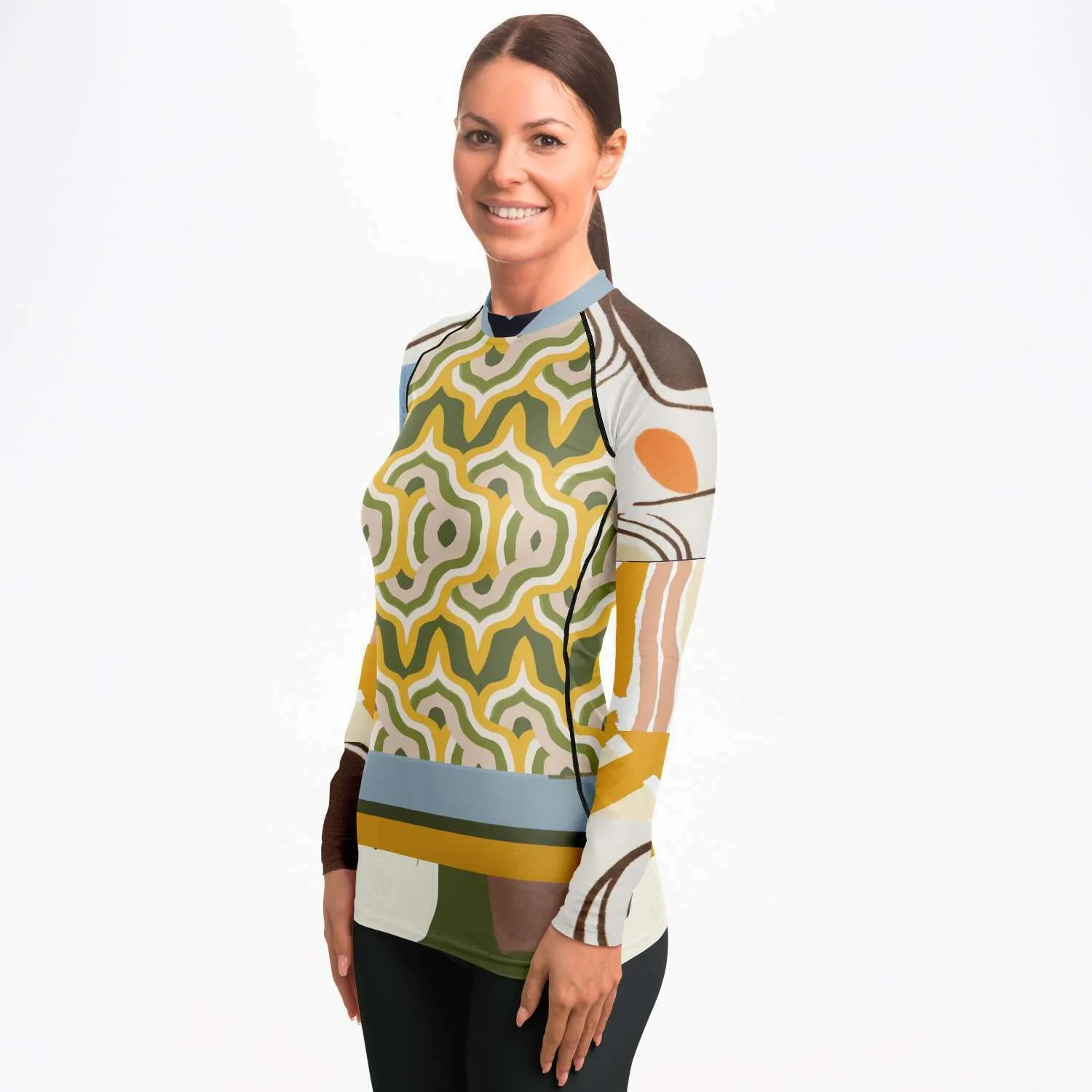 Concrete Jungle Fashion Rashguard Top