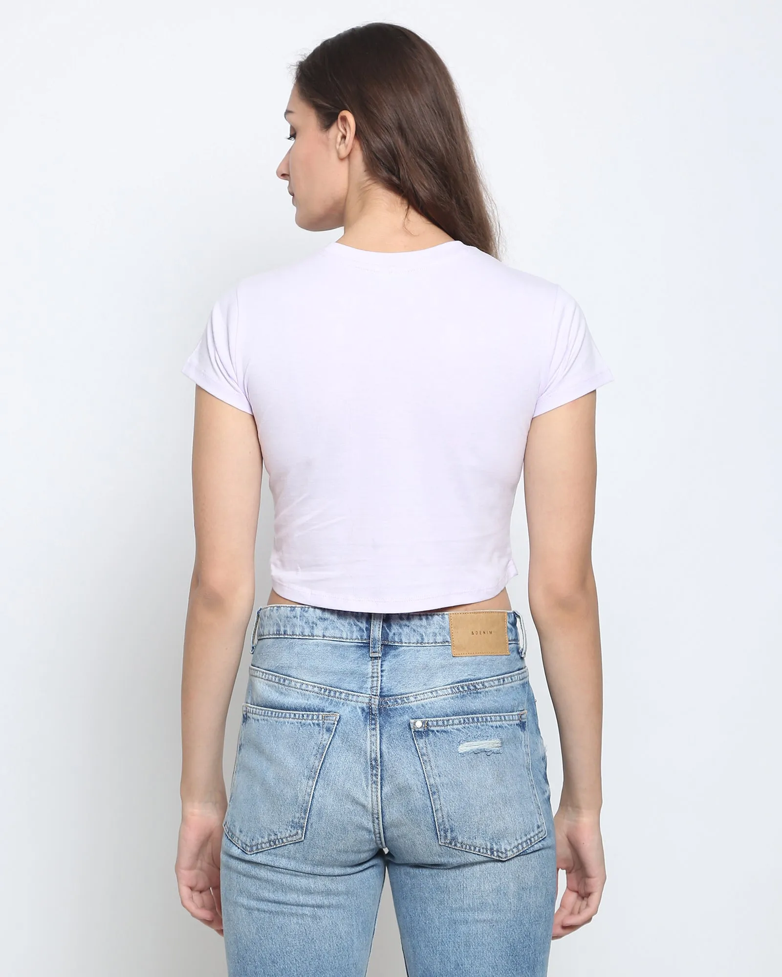 Crop Top: Lilac