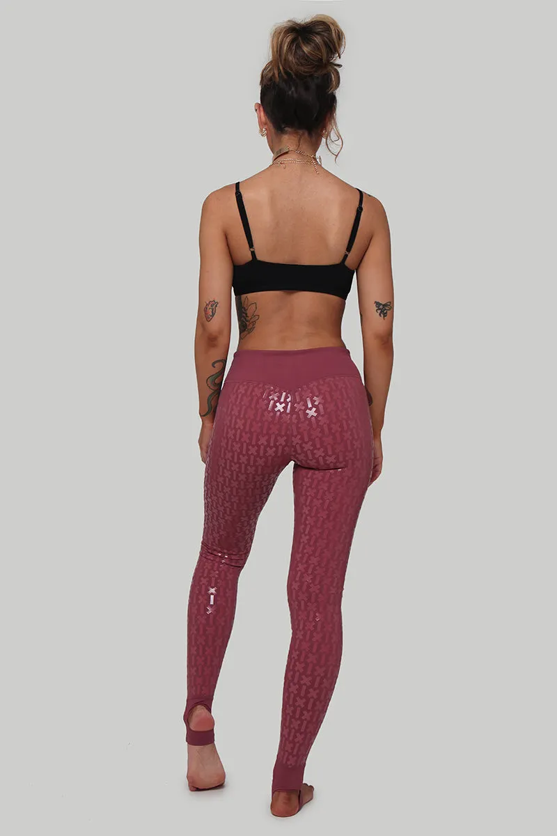 CXIX Gecko Grip Leggings - Mauve