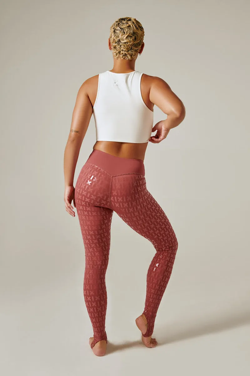 CXIX Gecko Grip Leggings - Mauve