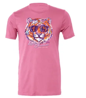 Dabo's Swinney's 15-year Anniversary Ladies Clinic Tee- Charity Pink Short Sleeve