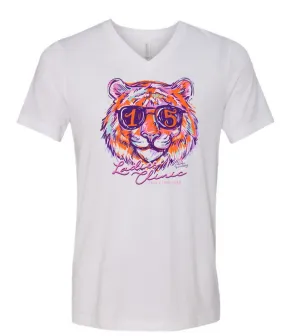 Dabo's Swinney's 15-year Anniversary Ladies Clinic Tee- White V-neck