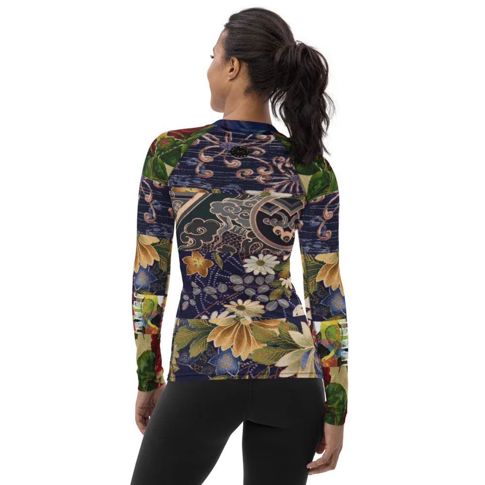 Dapper Cat Fashion Rashguard Top