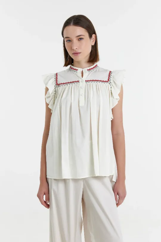 Devotion Twins Amarilis Ruffle Blouse