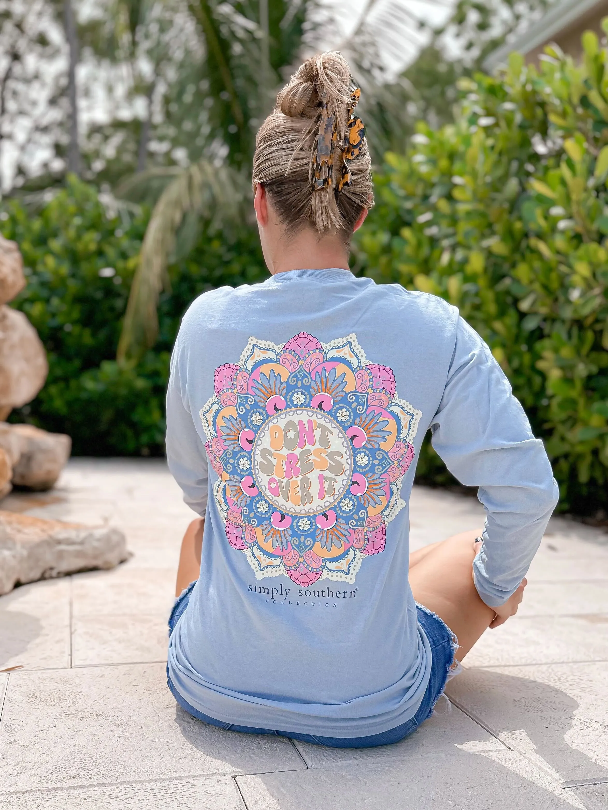 'Don't Stress Over It' Long Sleeve Tee by Simply Southern