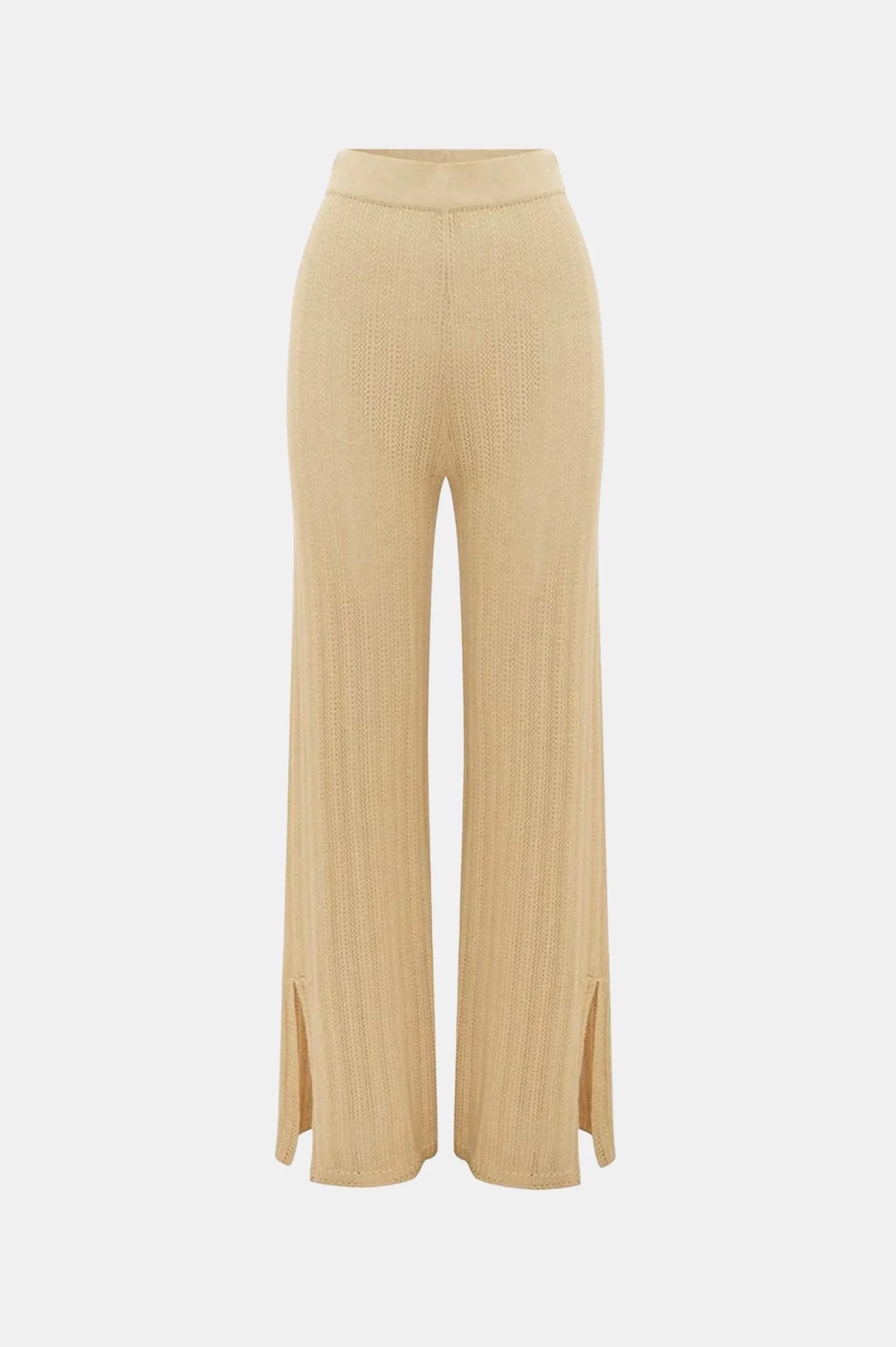 Dylan Knit Pant in Beige