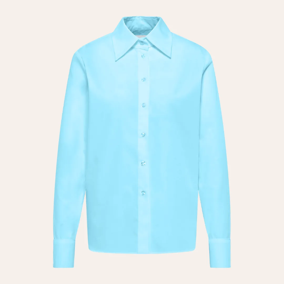 EHE Apparel Elena Oxford Shirt - Blue