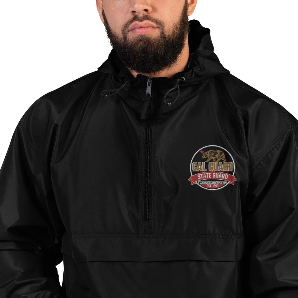 Embroidered Unisex Champion Packable Jacket - California State Guard