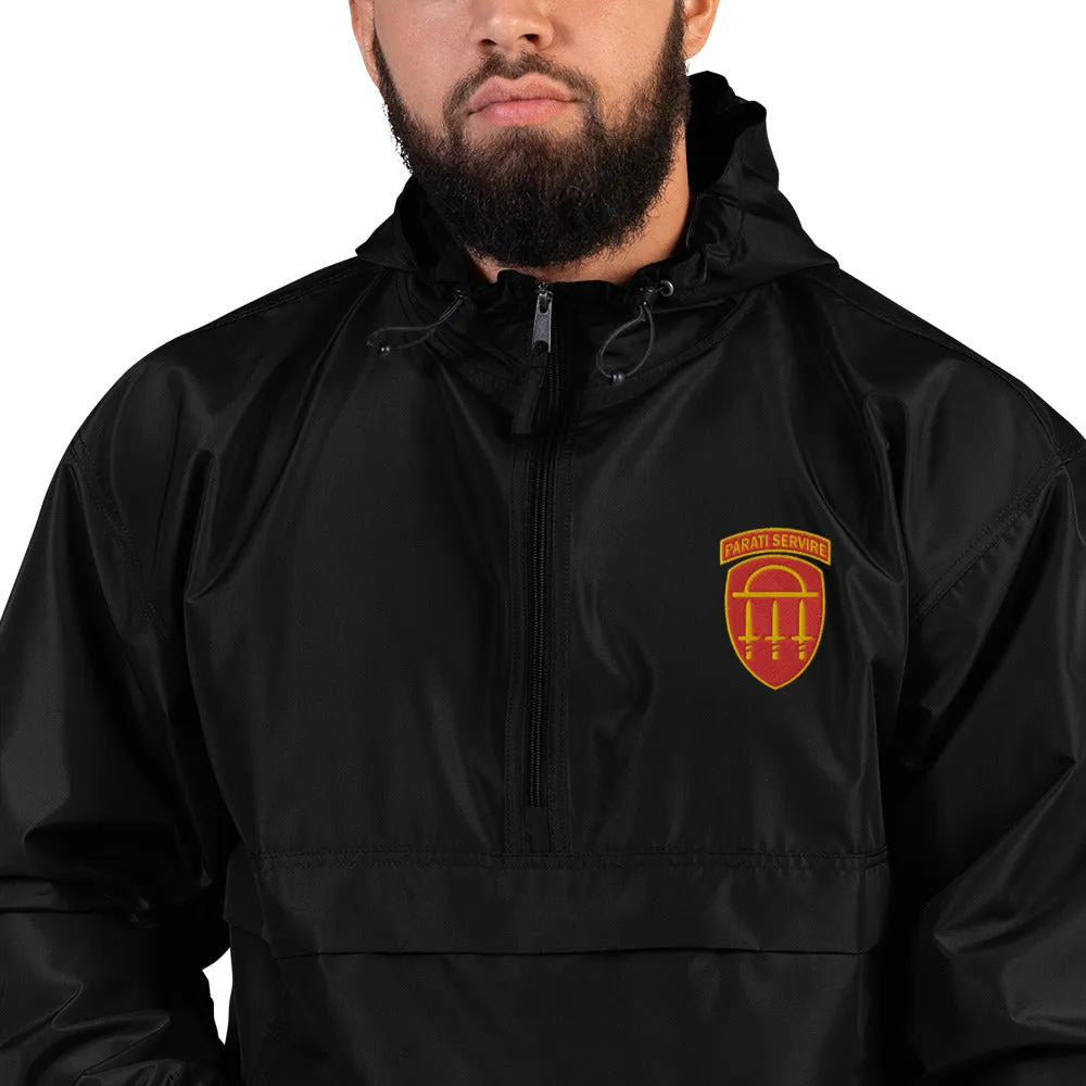 Embroidered Unisex Champion Packable Jacket - Georgia State Defense Force