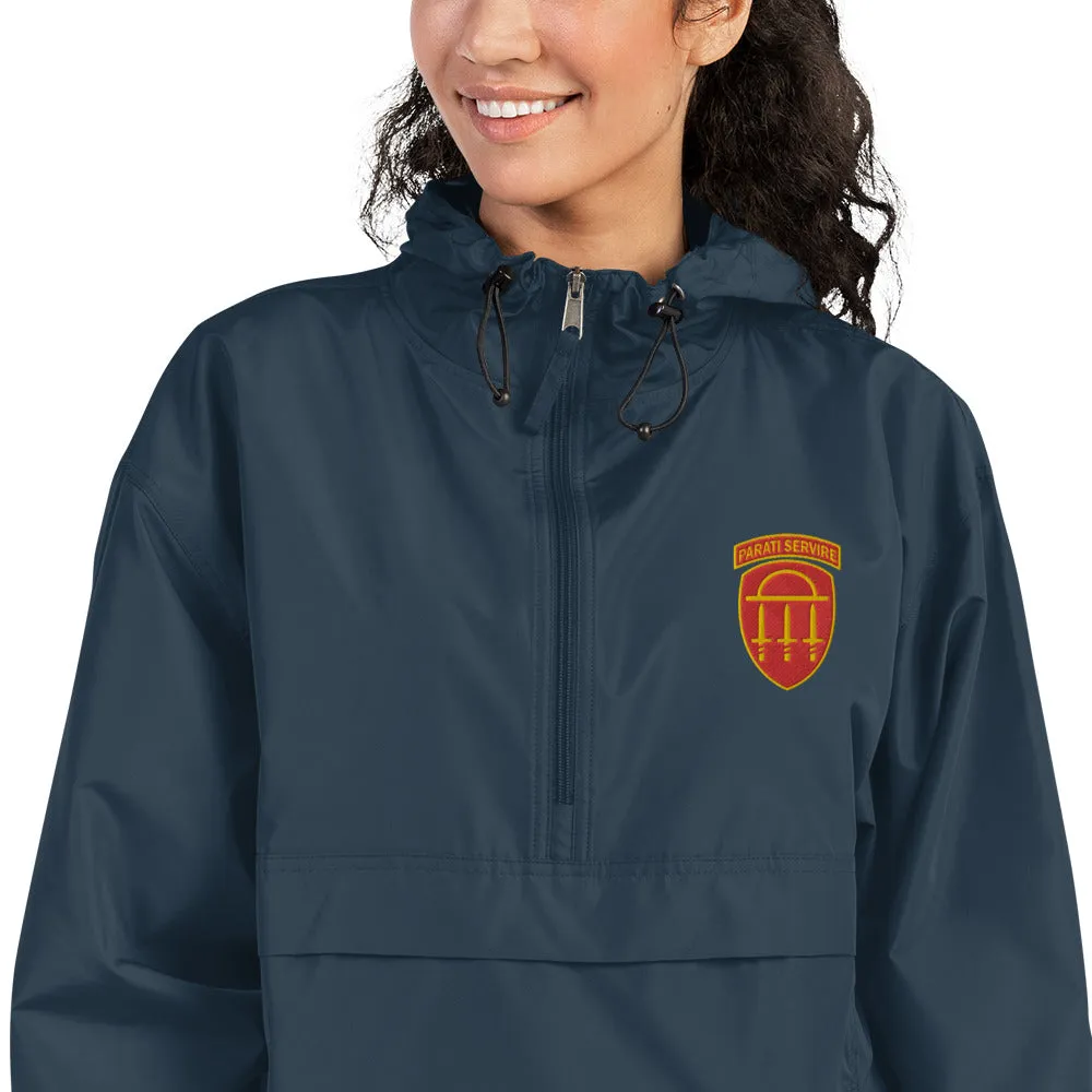 Embroidered Unisex Champion Packable Jacket - Georgia State Defense Force