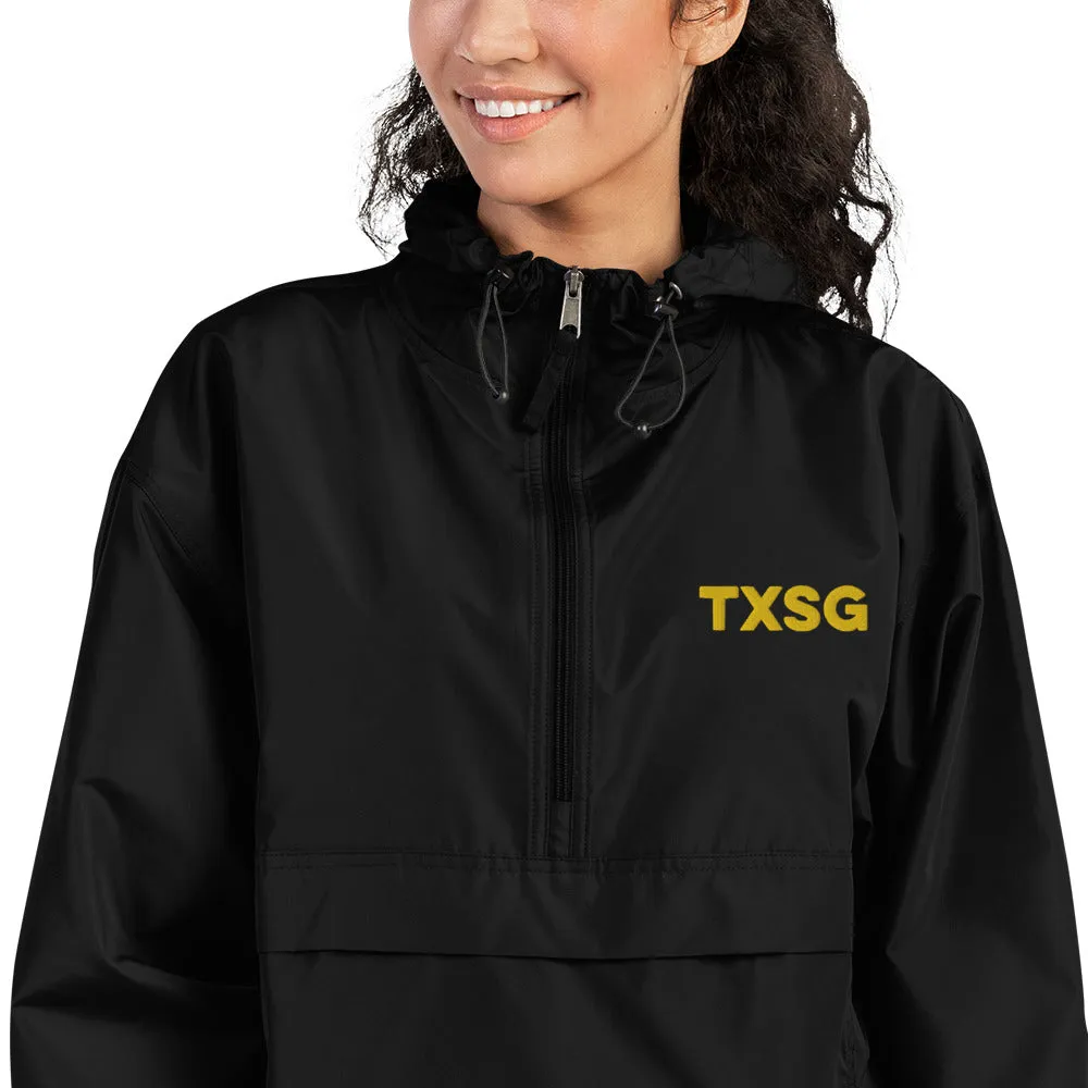 Embroidered Unisex Champion Packable Jacket - TXSG