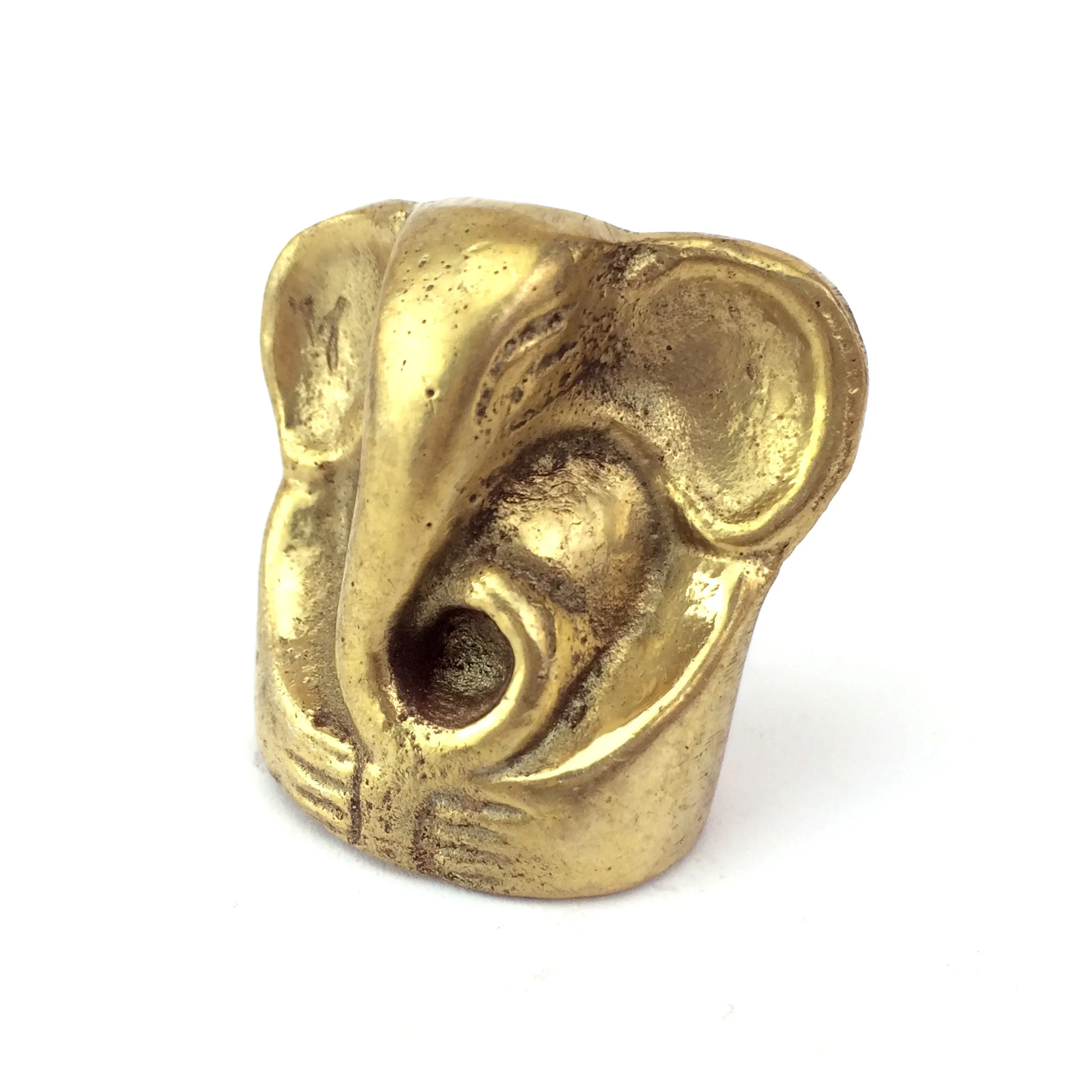 Fair Trade Nepalese Brass Ganesh Statuette