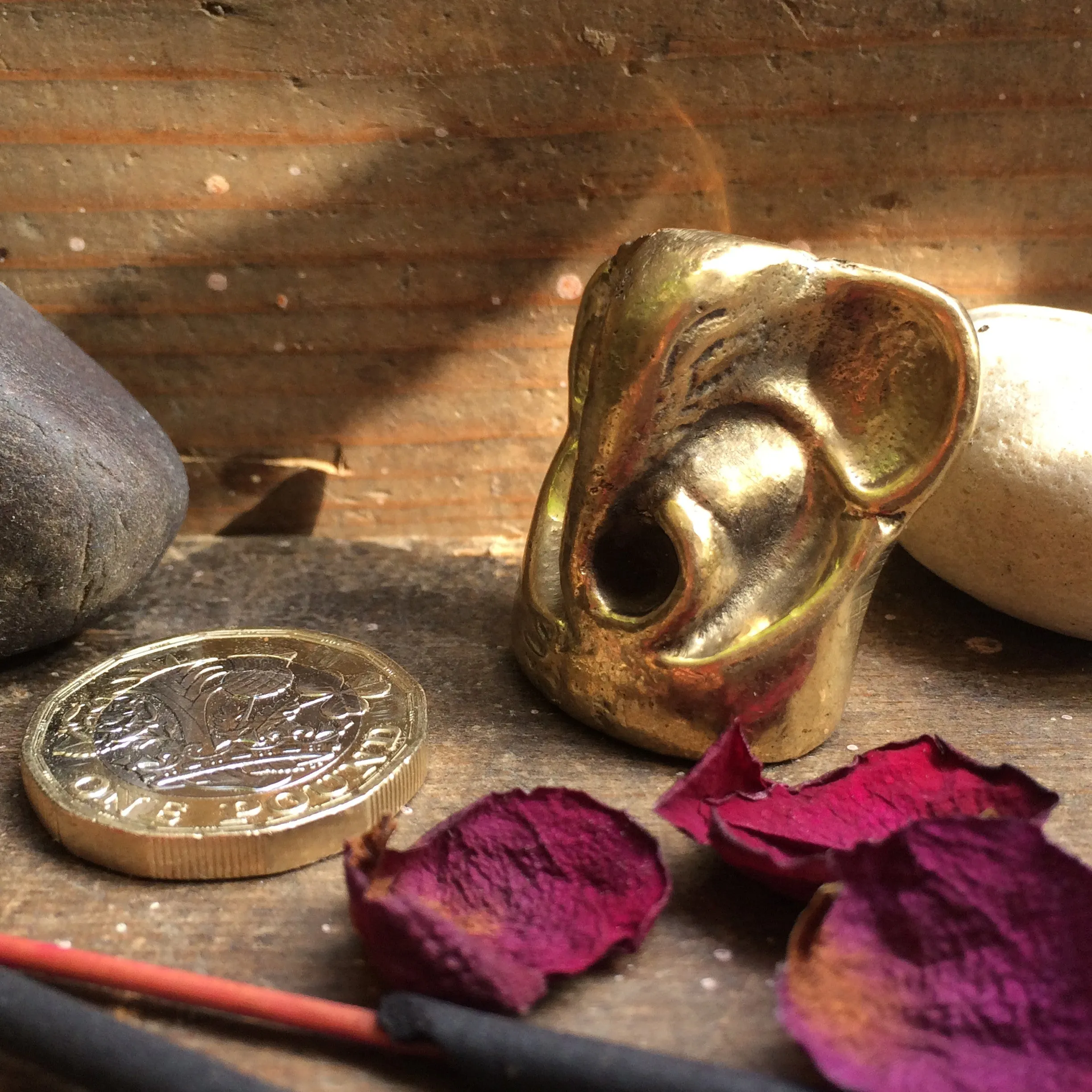 Fair Trade Nepalese Brass Ganesh Statuette