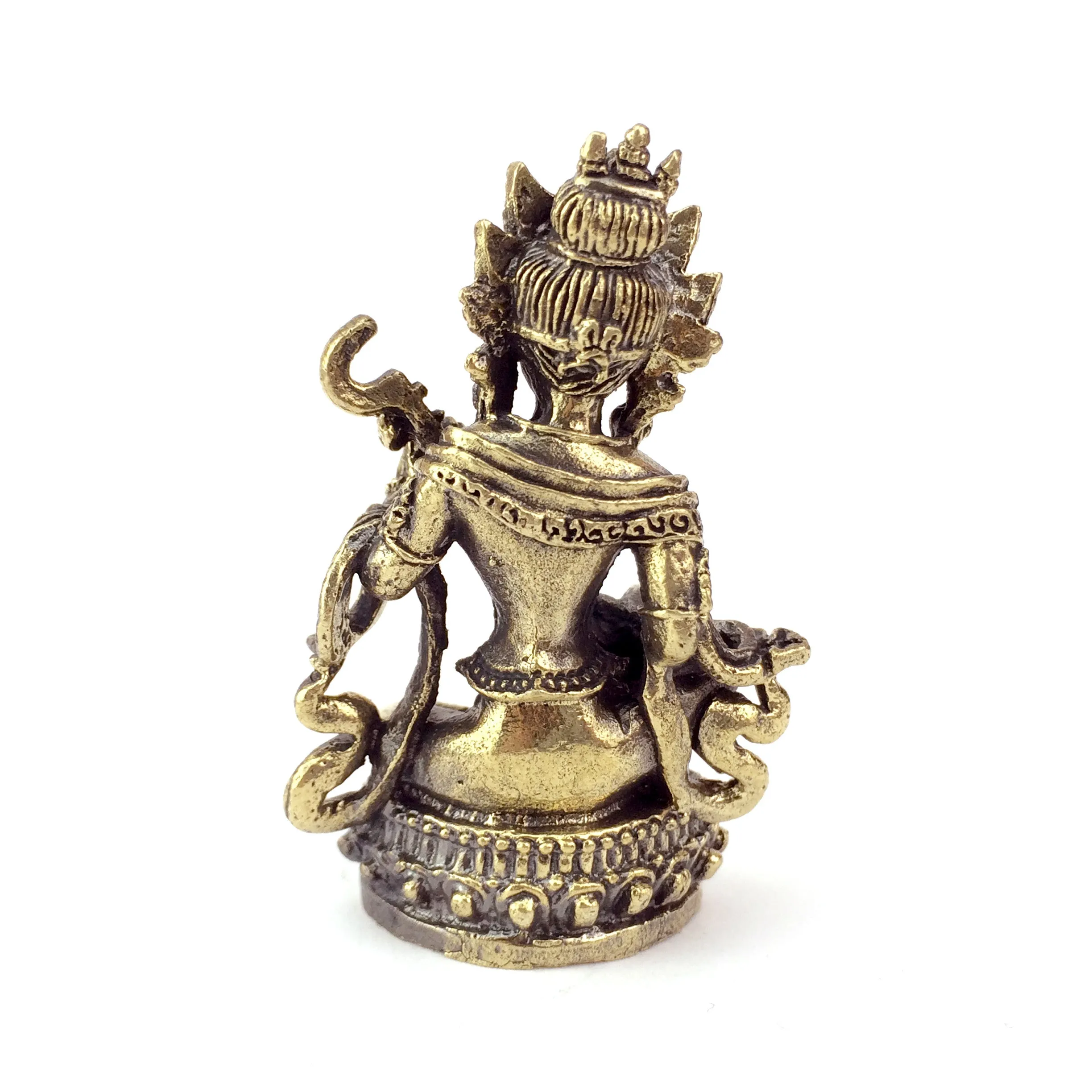 Fair Trade Nepalese Brass Saraswati Statuette