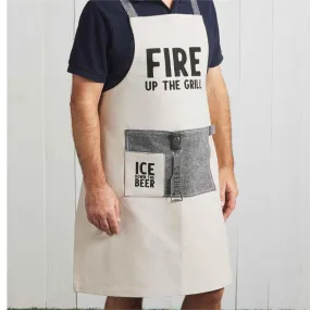 'Fire Up The Grill' Apron by Mud Pie