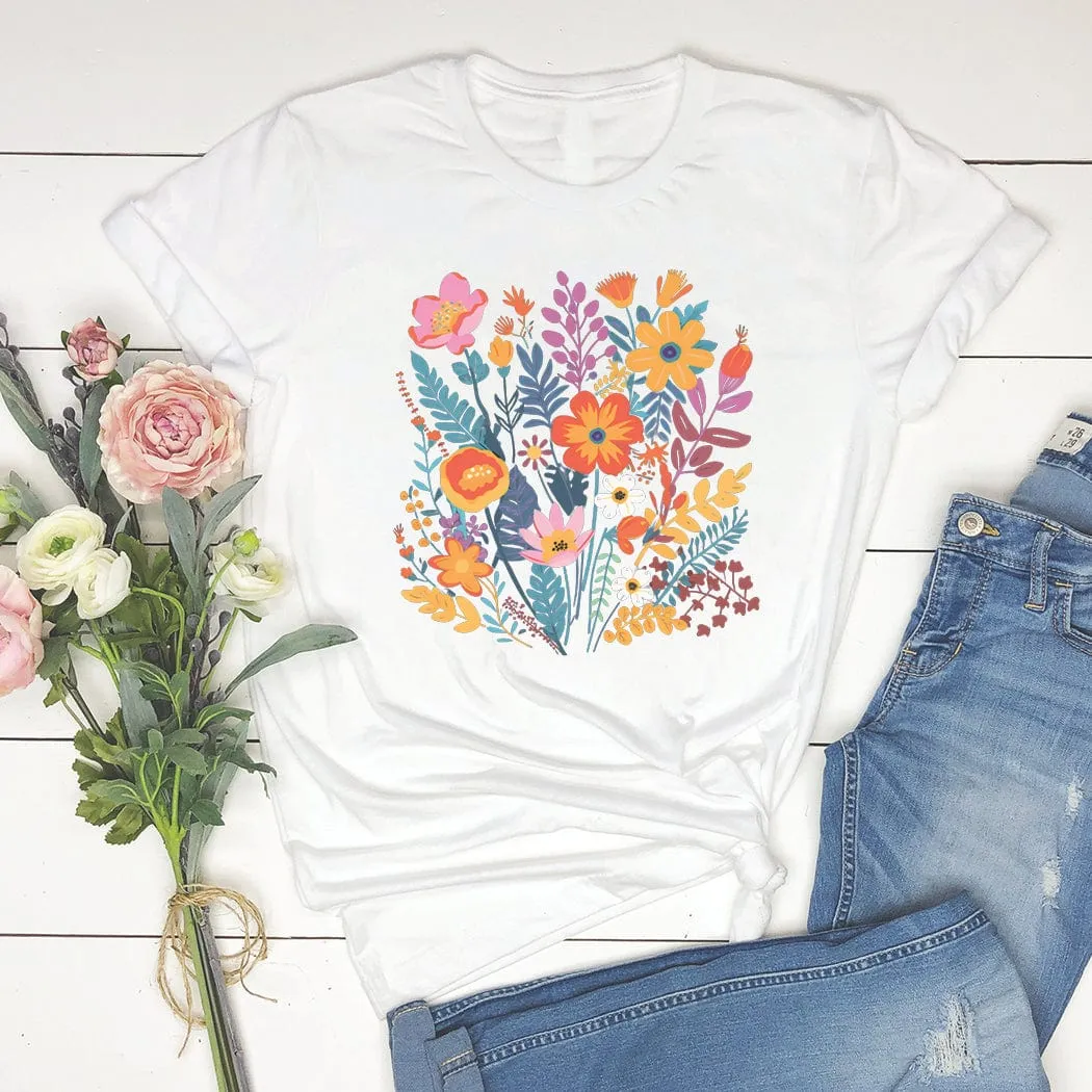 Floral Collection 10 Spring Graphic T-Shirt - SP410