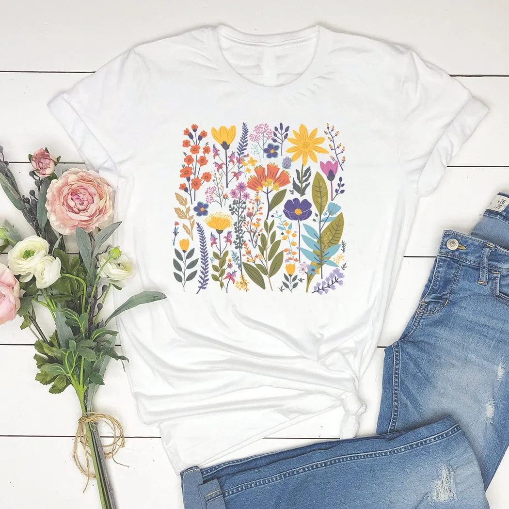 Floral Collection 12 Spring Graphic T-Shirt - SP412