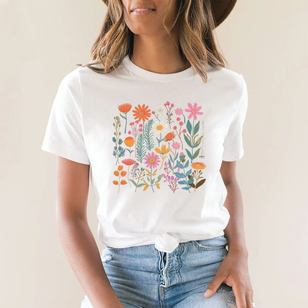 Floral Collection 5 Spring Graphic T-Shirt - SP405