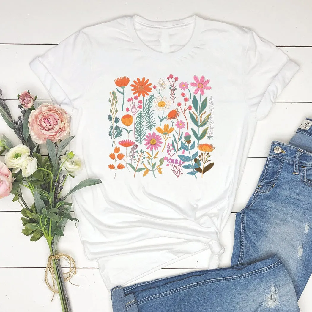 Floral Collection 5 Spring Graphic T-Shirt - SP405