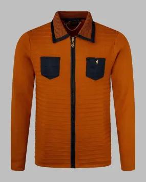 Gabicci Vintage CRAIG Zip Top Toffee