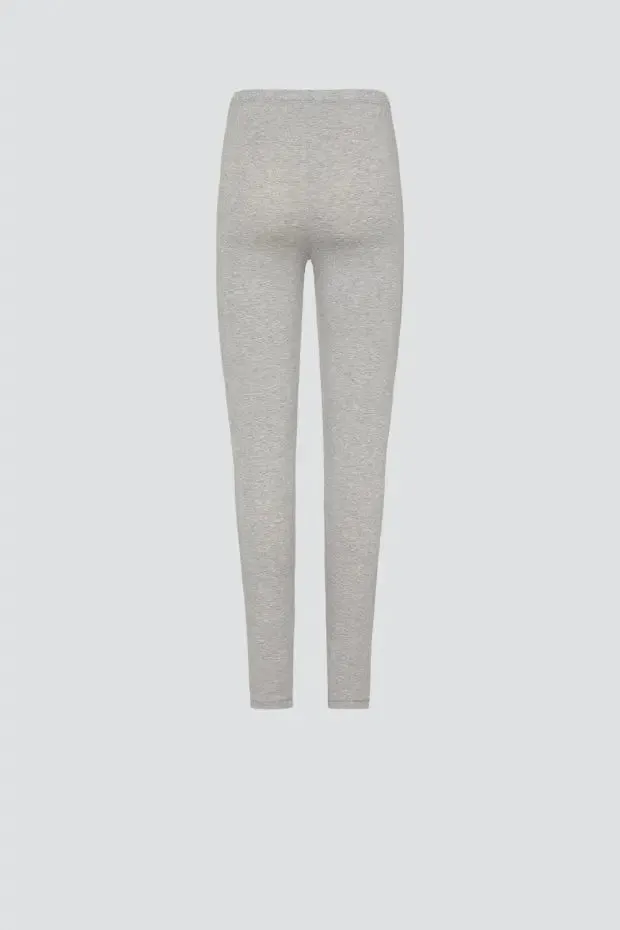 Grey organic cotton leggings by Comazo