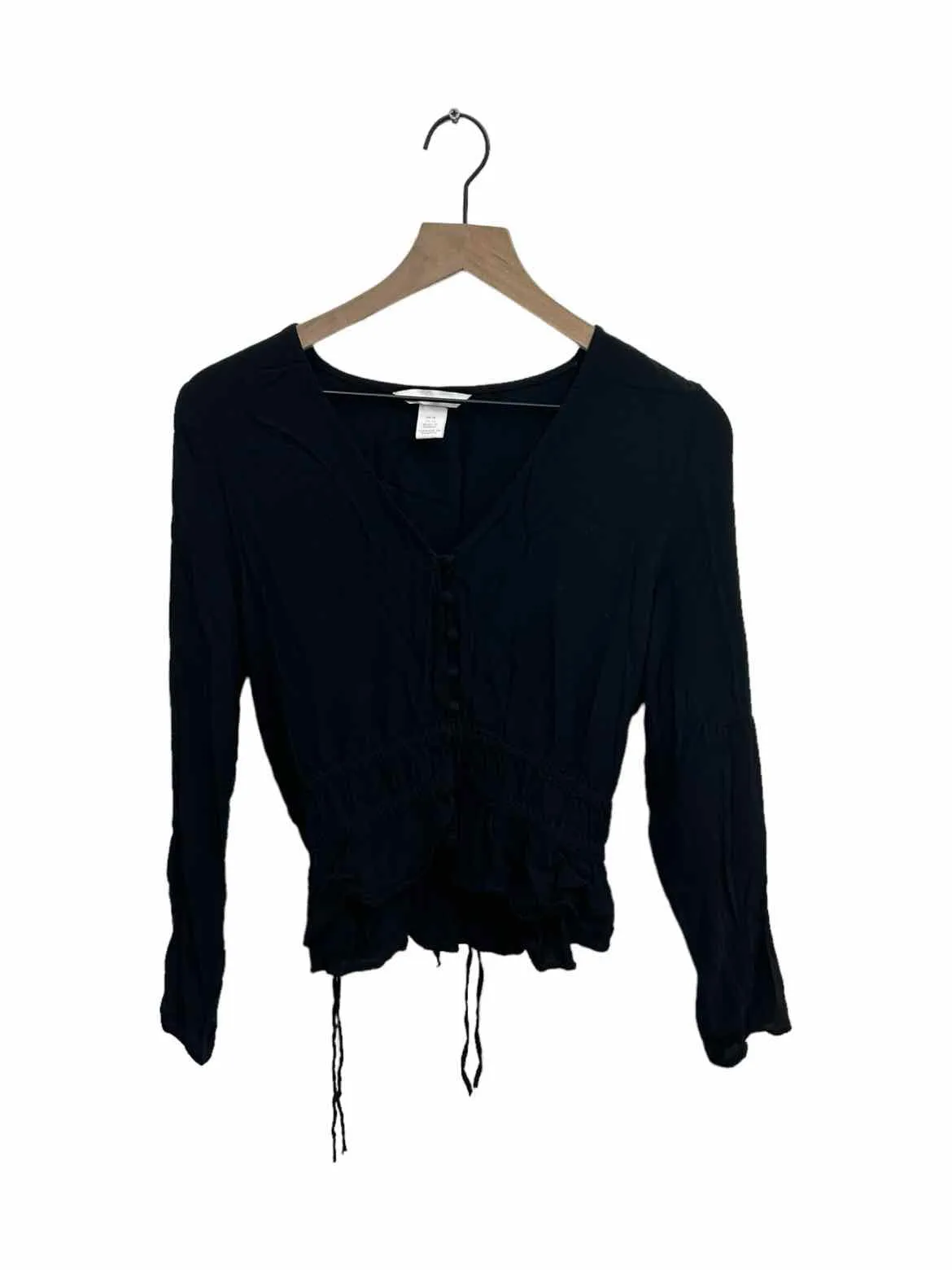 H & M Black Women Size 10 Blouse