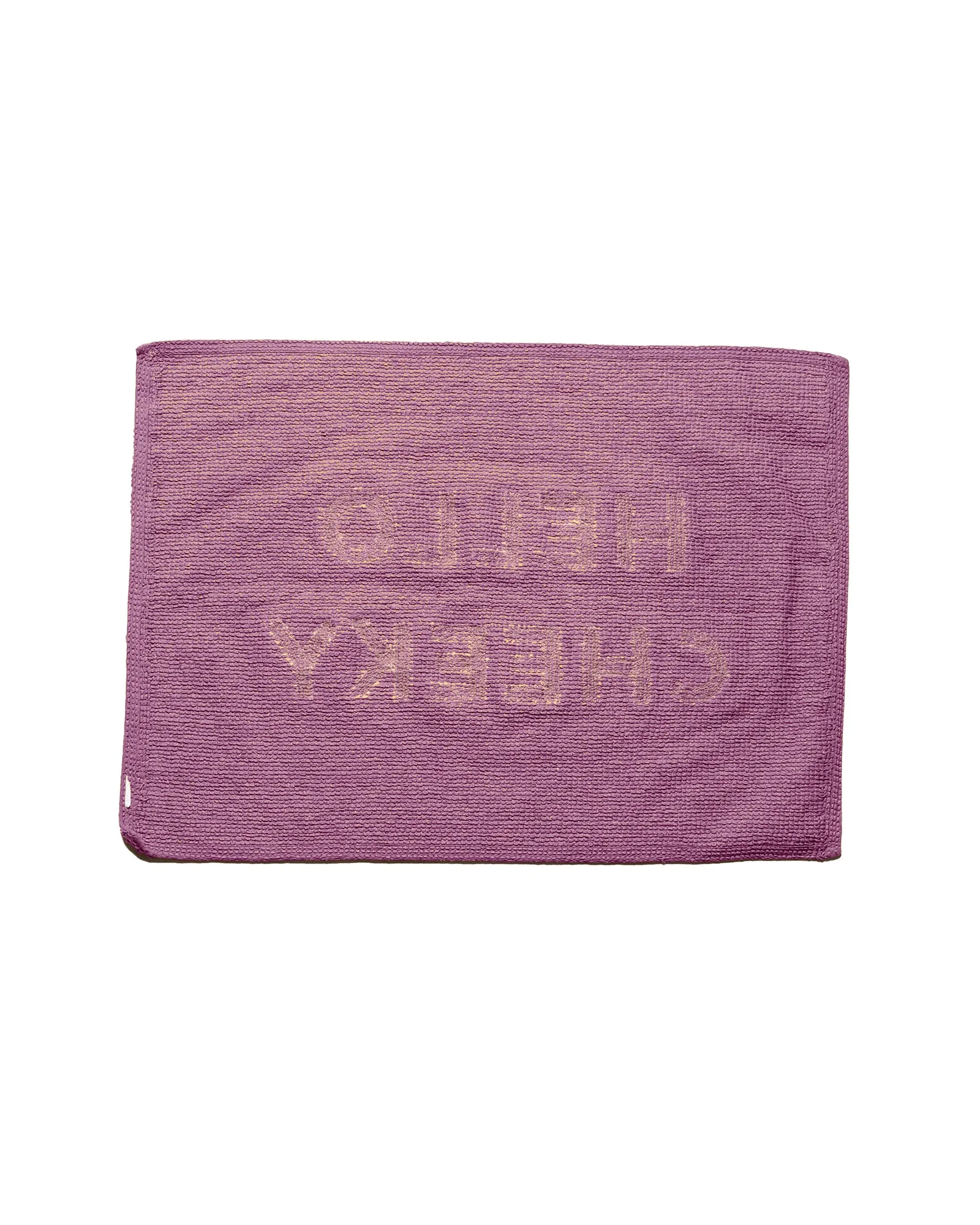 Hello Cheeky Bath Mat - Purple