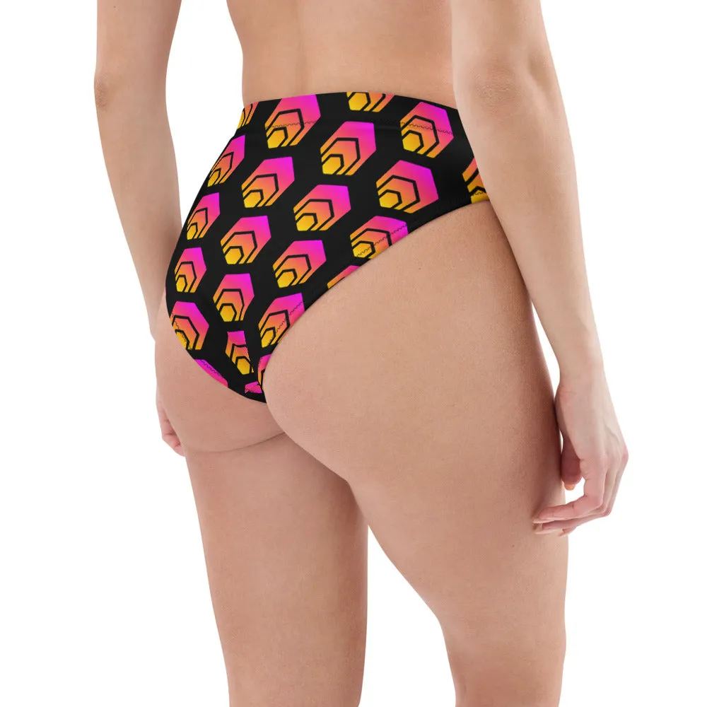 HEX Recycled high-waisted bikini bottom