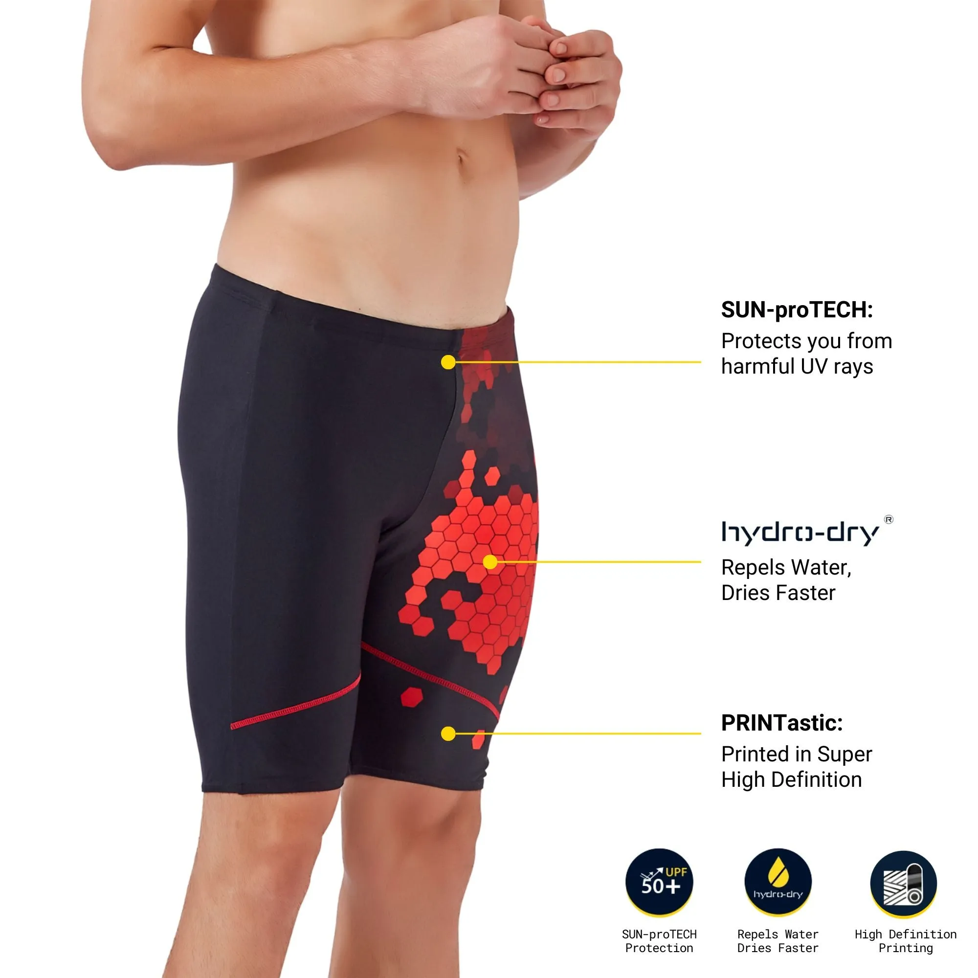 Hexagon I  SUN-ProTECH™   I Quick Drying  I  Anti Chafing JAMMER