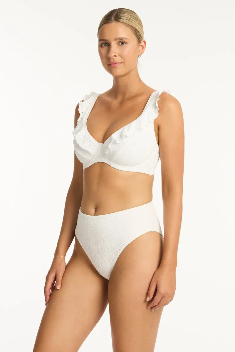 Interlace Frill DD/E Underwire Bra