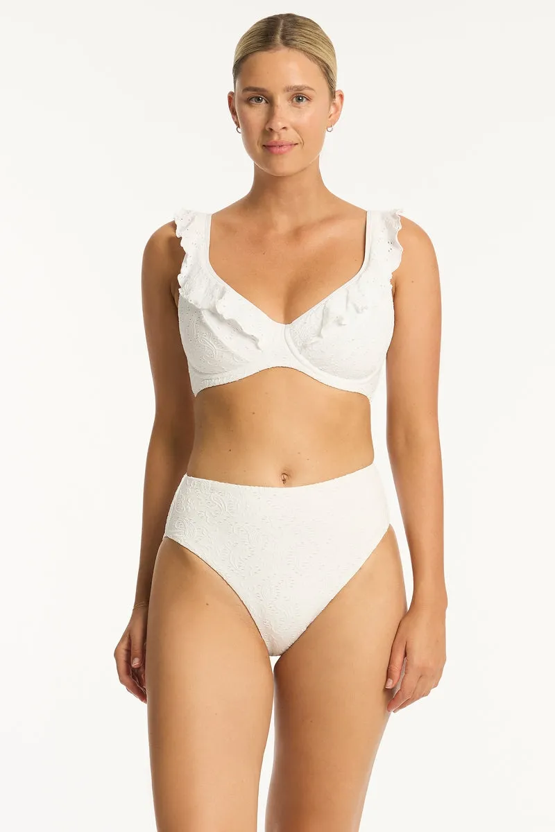 Interlace Frill DD/E Underwire Bra