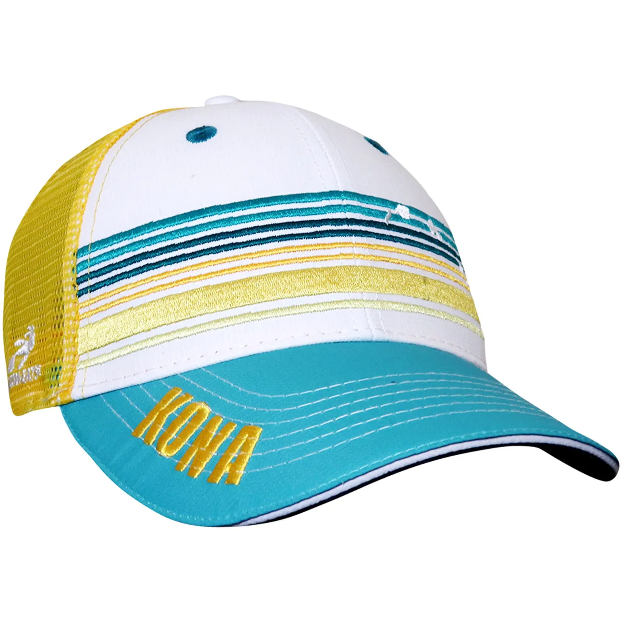 Kona Stripes 6 Panel Trucker Hat