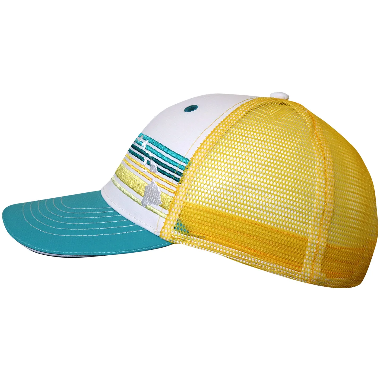 Kona Stripes 6 Panel Trucker Hat