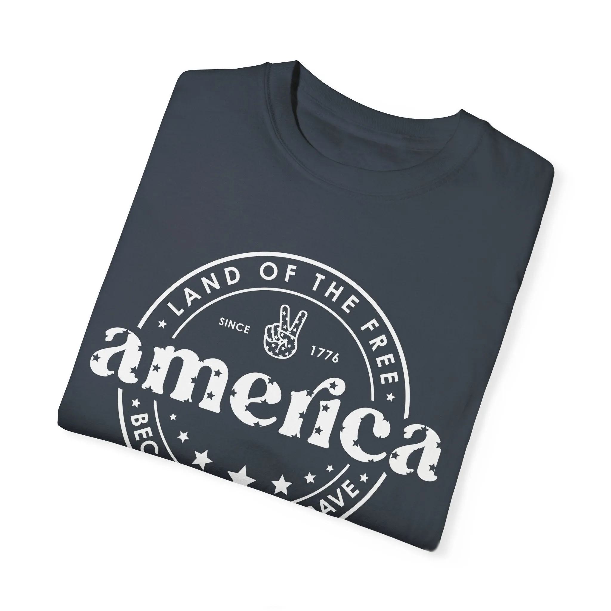 Land of the Free America Unisex Garment-Dyed Comfort Colors© T-shirt