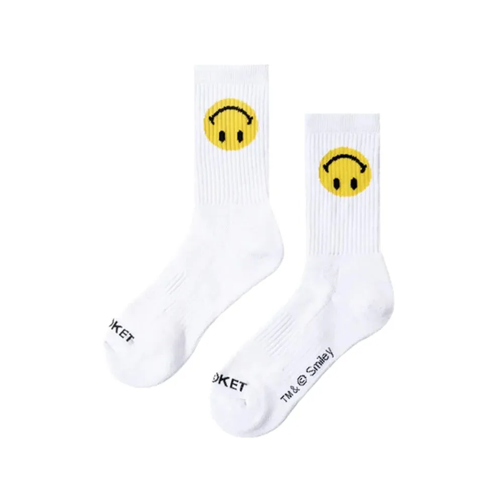 Market Smiley Upside Down Socks