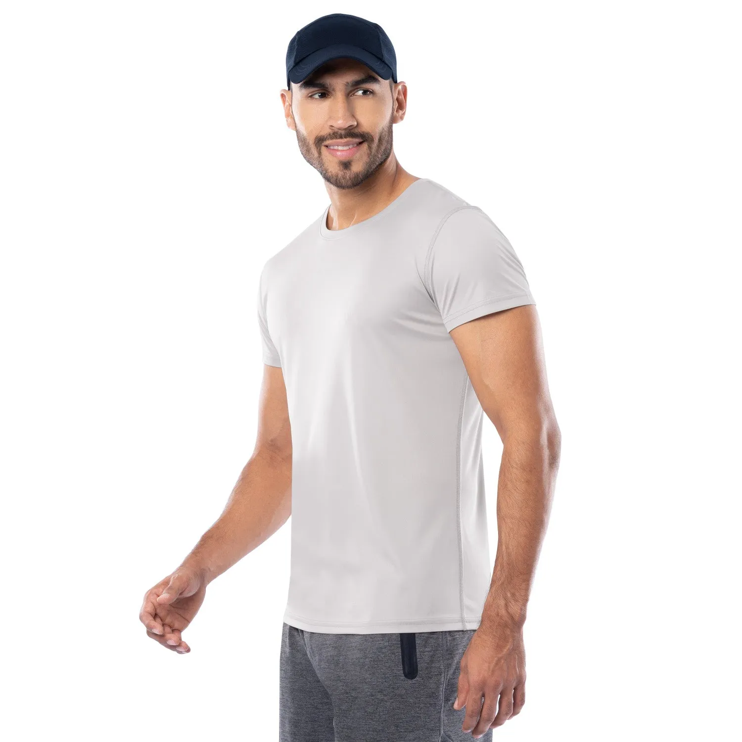 Men's Light Grey Training T-Shirt