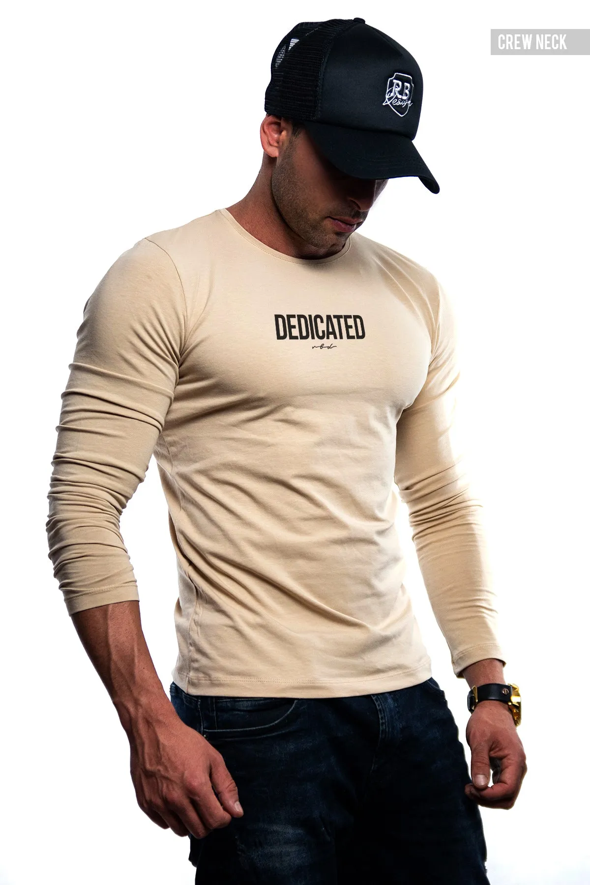 Mens Long Sleeve T-shirt "Dedicated" MD972