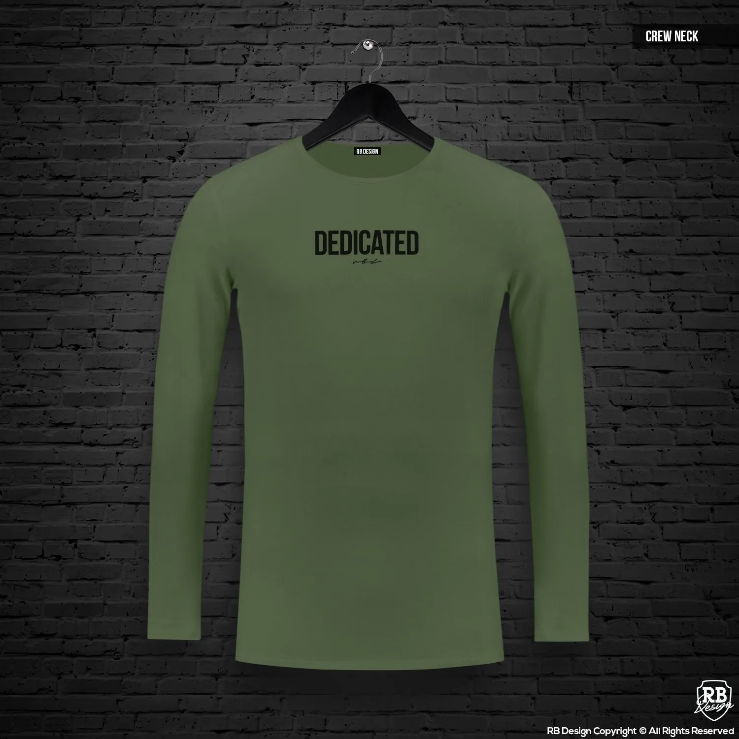 Mens Long Sleeve T-shirt "Dedicated" MD972