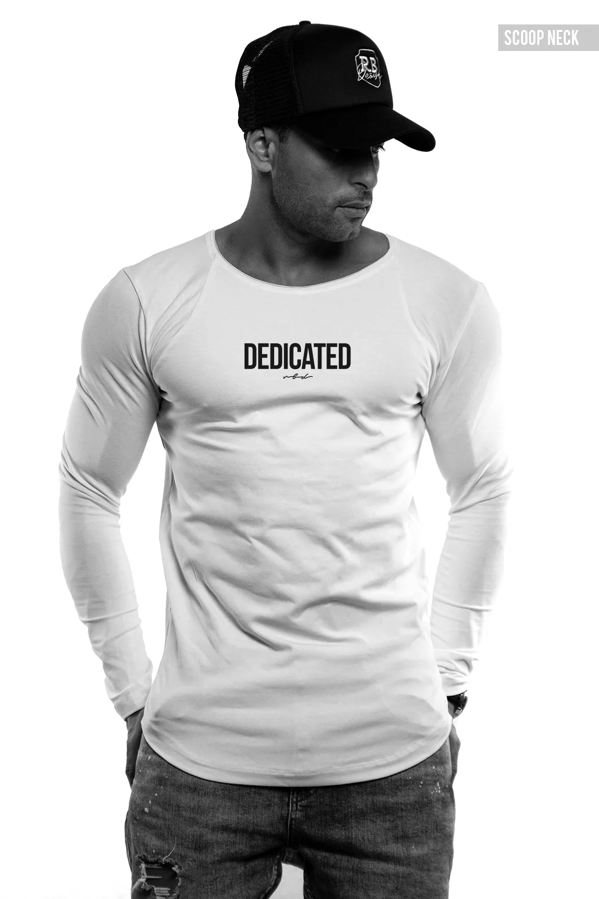 Mens Long Sleeve T-shirt "Dedicated" MD972