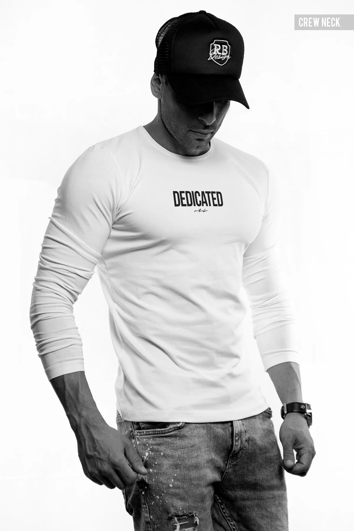 Mens Long Sleeve T-shirt "Dedicated" MD972