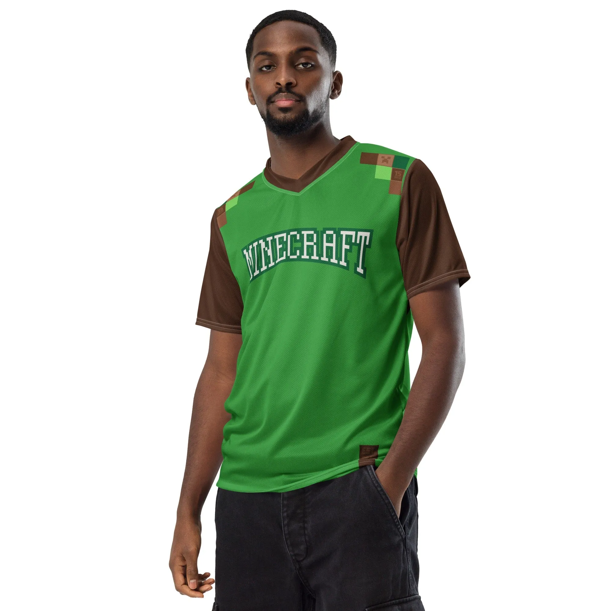 Minecraft 15th Anniversary Personalized Adult Jersey