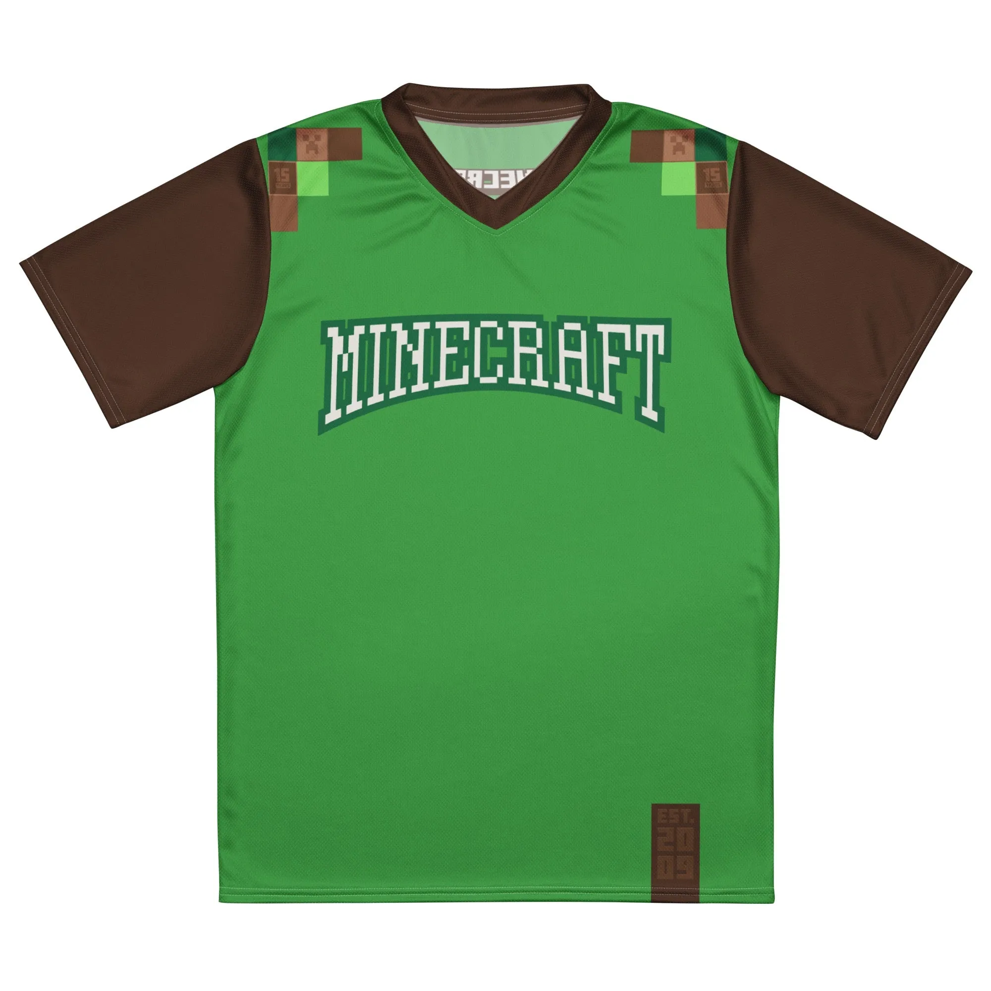 Minecraft 15th Anniversary Personalized Adult Jersey